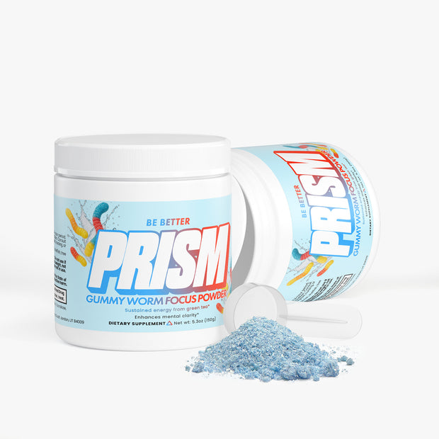 <h4>PRISM® <span style="text-decoration:underline"><em>SOUR GUMMY WORM FOCUS POWDER</em></span></h4>